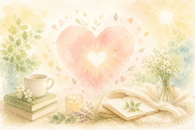 読書やお茶でゆったり過ごす時間